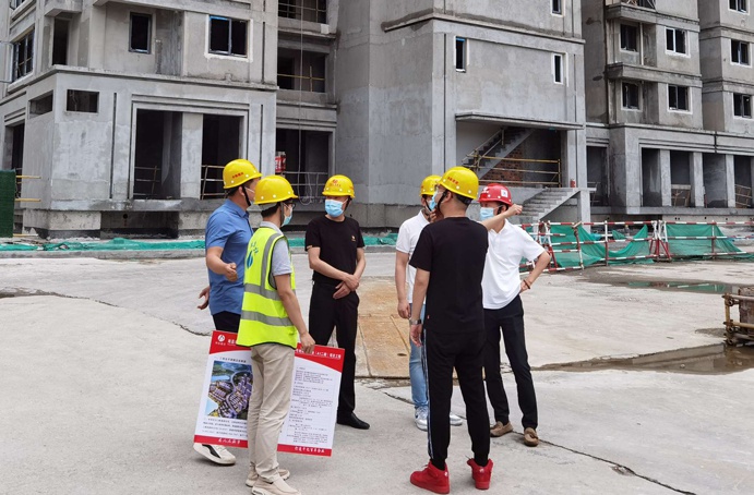 張世東先后前往公司杭州、蘇州、無錫三地房建項目檢查指導安全生產工作